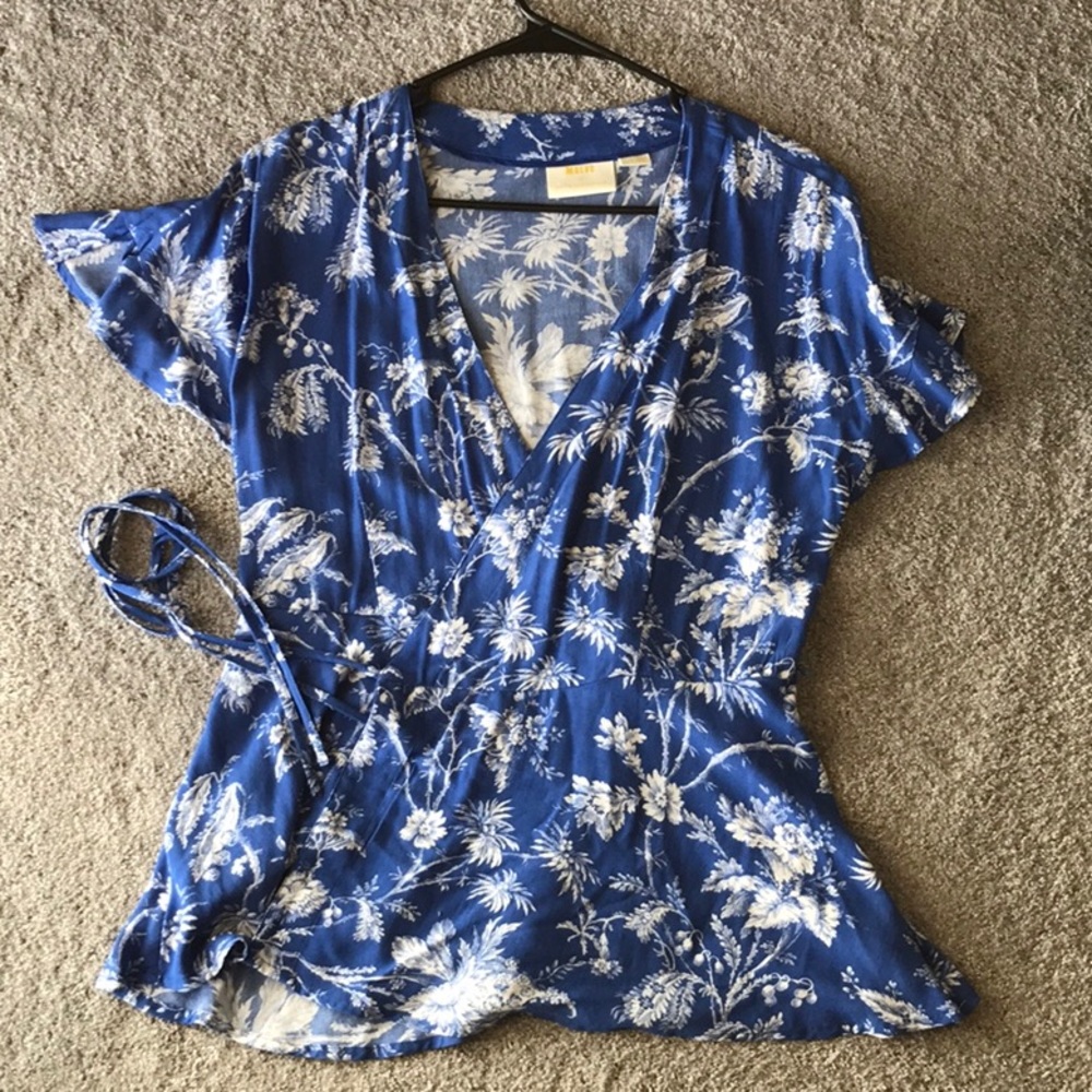 Maeve - Anthropologie wrap blouse
